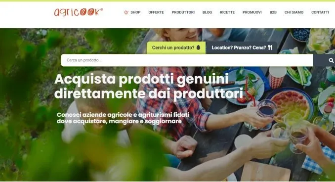 Agricook.it, nasce la piattaforma dei produttori locali e sostenibili