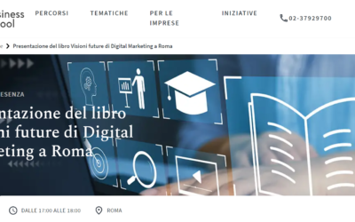 Presentazione del libro “Visioni future di Digital Marketing”