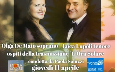 Il duo lirico De Maio Lupoli a L’ Ora Solare su Tv2000
