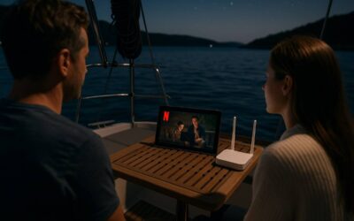 Netflix in barca? Con il noleggio router di Quinavigo è possibile
