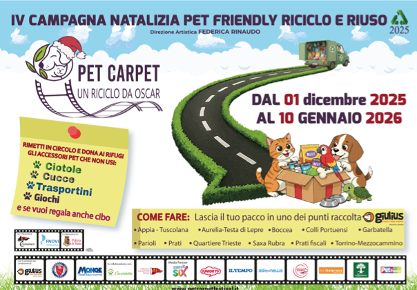 A Natale ritorna il “Pet Carpet: Un riciclo da Oscar"