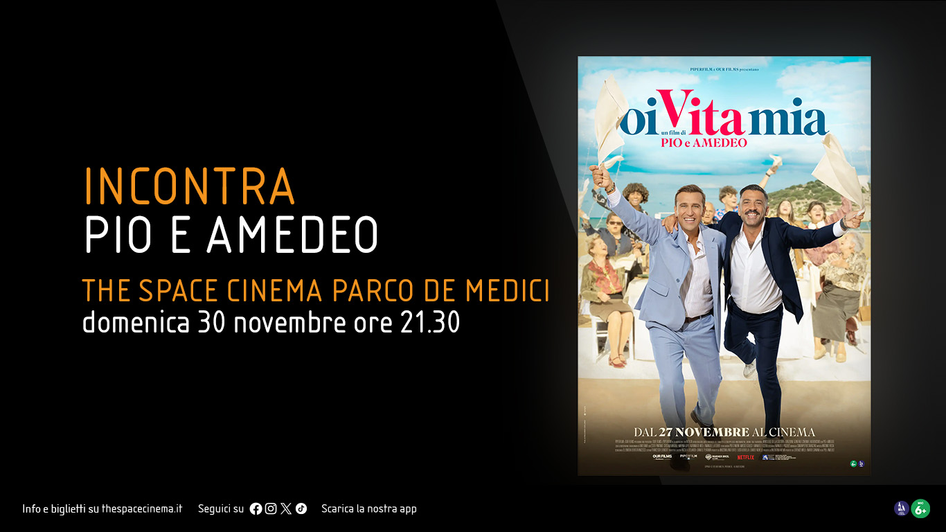 Pio e Amedeo al The Space Roma Parco De' Medici prima di "Oi Vita Mia"