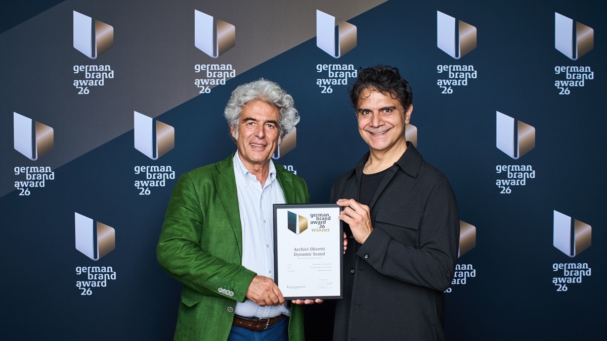 Terzo premio internazionale per il Dynamic brand Archivi Olivetti al German Brand Award 2026